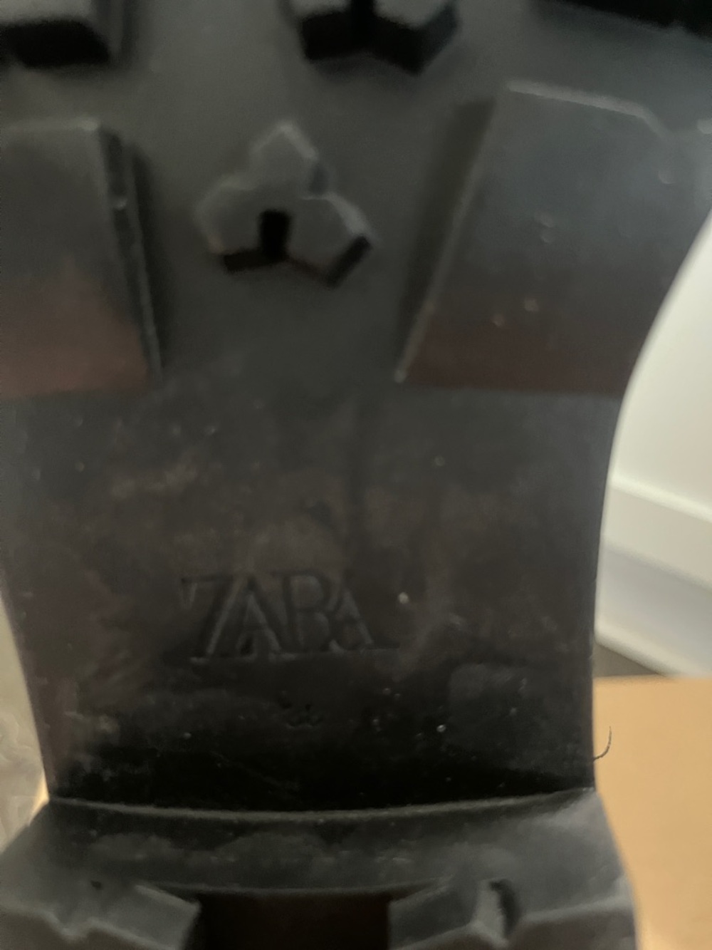 Zara Black Lace-Up Tall Combat Boots - Picture 3 of 12